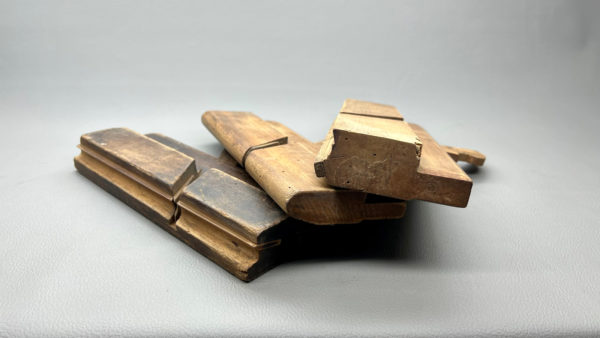 Three Wood Moulding Planes In Good Working Condition
