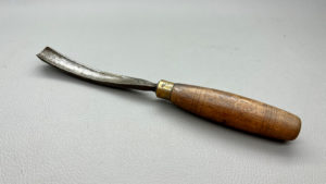 B J Addis England Carving Chisel 11/16" No 18 Gouge 9 1/2" Long