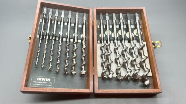 Irwin USA 13pc Auger Bit Set In The Box In Good Condition 