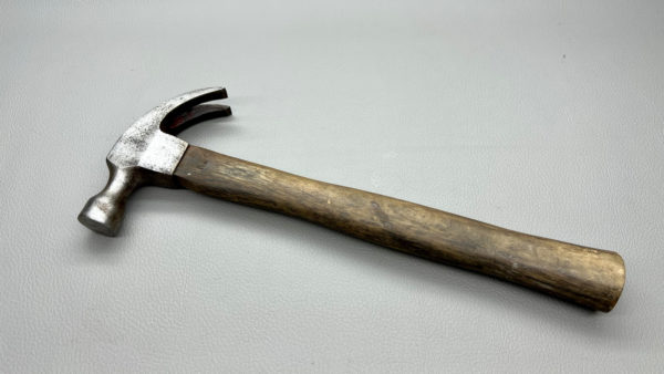 Small Claw Hammer With Good Handle & Head 4 1/4" wide 7/8" Dia Face