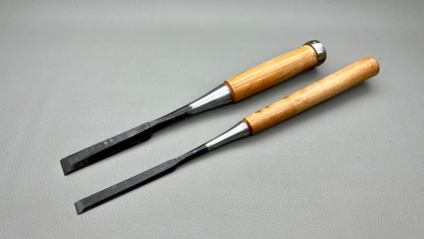 Pair Of Japanese Chisels 18mm & 12mm In Top Condition