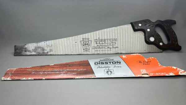 Disston USA D8 26" x 8 Point Saw Very Sharp Apart from Stains In Good Condition