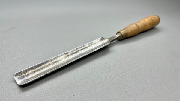 Buck USA Long Pattern Makers 25mm Wide Gouge Chisel In Good Condition 360mm Total Length