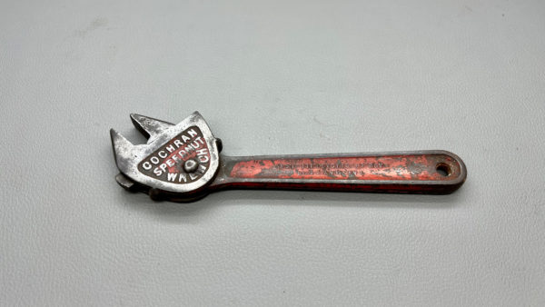 Cochran Speednut Wrench Patent 1916 9"Long 13mm - 38mm Jaw