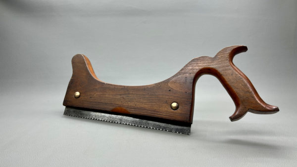 Wooden Saw With 10" Adjustable Depth Blade Beautiful Timber In Good Condition Will cut from Approximately 1/4" Deep to 1"