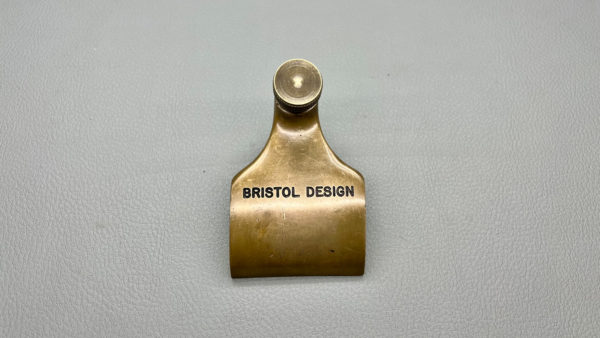 Bristol Design Sold Brass Infill Cap 2 1/4" Wide In Top Condition