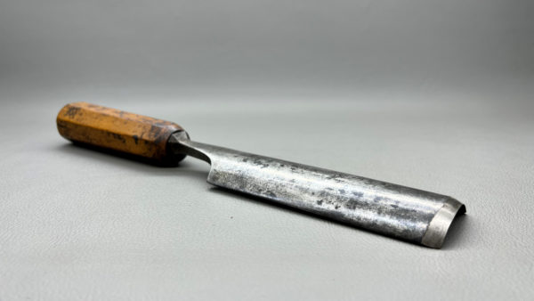 Gouge Chisel 2" Wide In good Condition Blade 7 1/2" Long 13" Overall  No Pitting - Staining