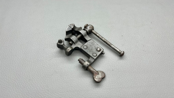 Miniature Jewellers Vice With Anvil In Good Condition 1" Jaws
