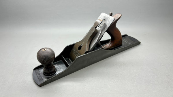 Stanley Bedrock 605 1/2C Jack Plane Hock Cutter Nice Tote & Knob Corrugated In Top Condition