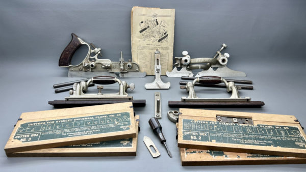 Stanley No 55 Combination Plane SW USA - All Cutters Stanley Booklet & Screwdriver In Good Condition