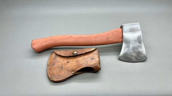 Plumb Boy Scout Hatchet With 3 1/4" Edge leather cover, great handle, nicely weighted