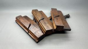 Three Wooden Beading Planes Great Profiles In Good Condition 