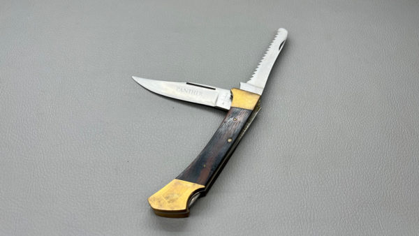 Panther Japan 2 Blade Pocket Knife 4" Blade In Good Condition