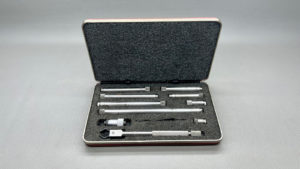 Starrett No 823 USA Inside Micrometer Set In Good Condition IOB