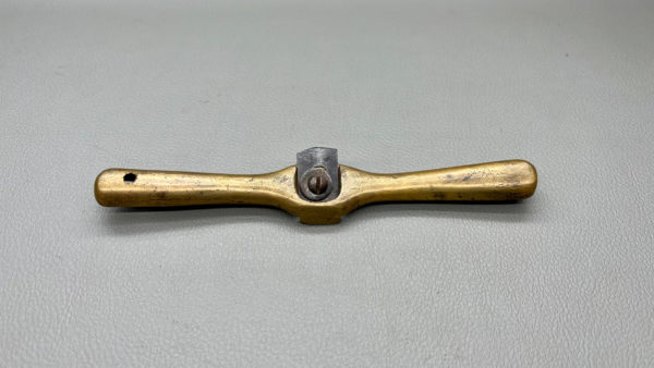 Brass Hand Spokeshave 8" Long With 1/2" Wide Cutter 