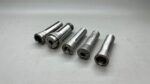 Five Large Assorted Collets Good Sizes 7/16, 5/8, 7/8, 7/8 these are R8, with the 1/2" Van Norman