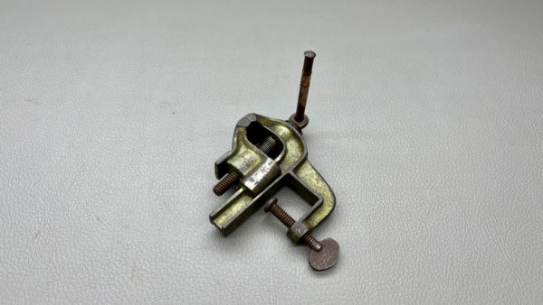 Jewellers Screw On Bench Vice 22mm Jaws In Good Condition No Maker Visible