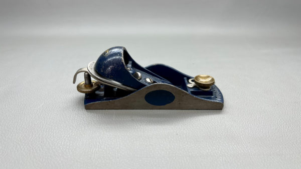 Record Low Angle Block Plane No 60 1/2 Made In England With Hang Hole In Good Condition