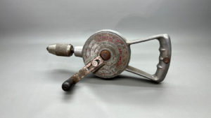 Very Rare 2 Speed Leytool Major Hand Drill First I Have Seen On The Large Size All Metal, Made In England 14" Long
