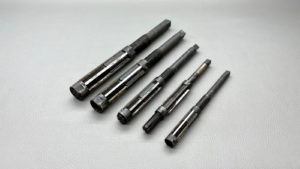 Cleveland USA Set Of 5 Adjustable Reamers, In Good Condition, A,B,C,D,E, 15/32 - 15/16"