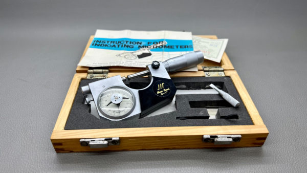 Indicating Micrometer 0-1" In Top Condition 