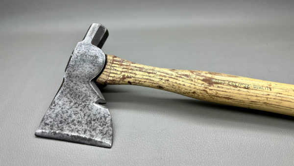 Rare Eclipse Hatchet With Hammer Head And Side Claw, Original Handle With Makers Marks, 3 1/2" Edge.