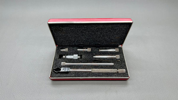 Starrett No 823 USA Tubular Inside Micrometer Set Uncleaned