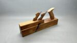 Wooden Double Rounding Plane 1 3/8" Groove 13" Long x 2 3/8" Wide In Good Condition
