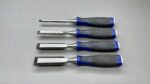 Marples 4-Piece Chisel Set As New Condition Sizes 25mm - 19mm - 12mm and 6mm