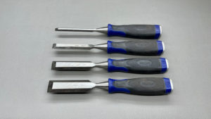 Marples 4-Piece Chisel Set As New Condition Sizes 25mm - 19mm - 12mm and 6mm