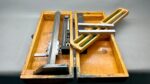 Chesterman No 369 Height Gauge With Multiple Pointers and Slide and Fine adjust Screw in base