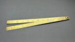 I & D Smallwood Solid Brass Folding Rule 24" In Good Condition