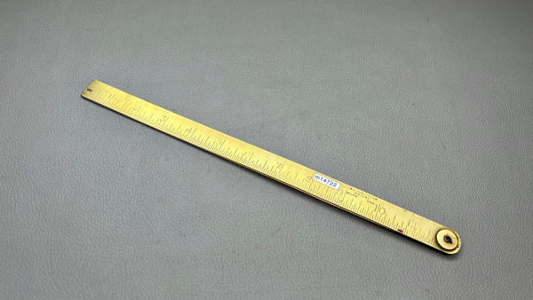 I & D Smallwood Solid Brass Folding Rule 24" In Good Condition
