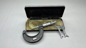 Moore & Wright No 966 Micrometer 1" - 2" In Good Condition IOB