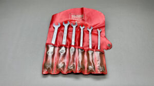 Sidchrome Metric Open Ring Spanner Set 8 - 13mm In Good Condition