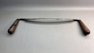 Early Drawknife 14" Long Curved Fixed Handle