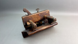 Wooden Plow Plane With 3/16" Cutter - Uncleaned