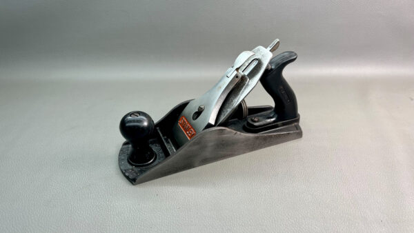 Stanley 4 1/2 Bench Plane Made In England Good Size Cutter Resin Tote And Knob