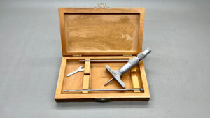 Helios Depth Micrometer Sizes 0-3" In The Box
