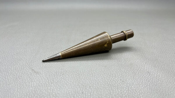 Brass & Steel Plumb Bob 140mm Long In Good Condition - Uncleaned
