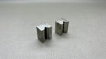 Two Unmarked V Blocks Measuring 1" X 3/4" In Good Condition