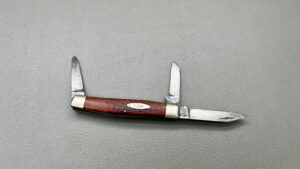 Case XX Pocket Knife 3 Blade Generally In Good Condition But Does Have Chec On One Side Of Handle But This Is Solid