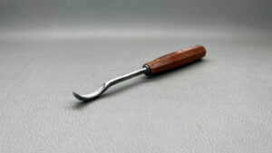 Swiss Made No 8 Bent Gouge 1/4" Wide In Good Condition