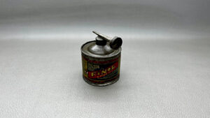 Finol Oil Can 2 1/2" Round x 3" High - Uncleaned - Dents
