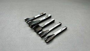 Leather Pinking Punch Set In Good Condition Sizes - 1"-7/8"-3/4"-5/8" & 1/2"