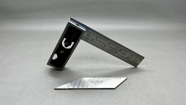 Starrett No 13E Double Square With Angle Gauge - Image 2