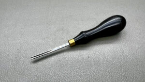 Leather Edger No 2 Ebony Handle In New Condition 6 1/4" Long 