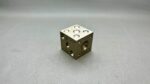 Jeweller's Dapping Block With Holes On All Sides 2" Square In Good Condition