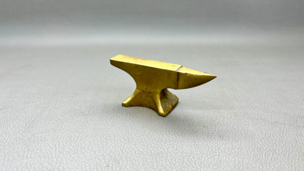 Small Brass Anvil 100mm x 35 x 40mm - Uncleaned 