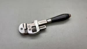 The Eire Tool Works USA 8" Stillson Wrench, Owners Initials, In Good Condition